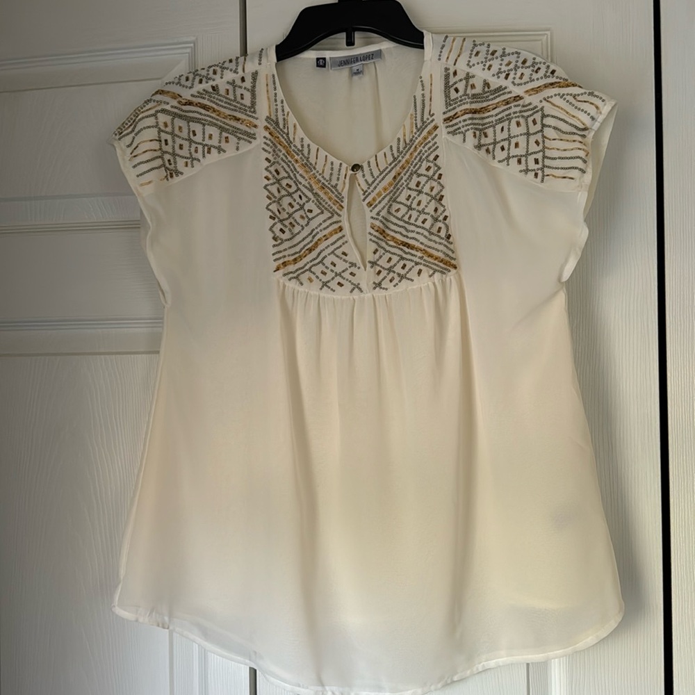 Women’s Beaded Blouse